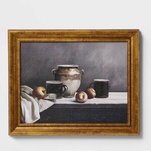 Studio McGee Threshold Moody Still Life Framed Wall Art Canvas 12 x 10